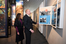 Victory Museum opened in Baku President Ilham Aliyev and First Lady Mehriban Aliyeva attended event - PHOTO 