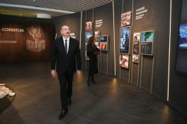 Victory Museum opened in Baku President Ilham Aliyev and First Lady Mehriban Aliyeva attended event - PHOTO 