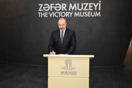 Victory Museum opened in Baku President Ilham Aliyev and First Lady Mehriban Aliyeva attended event - PHOTO 