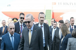 Turkish President Erdoğan arrives in Azerbaijan on visit-UPDATED 