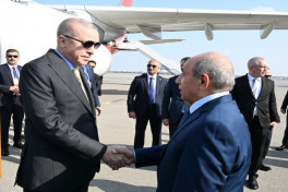 Turkish President Erdoğan arrives in Azerbaijan on visit-UPDATED 