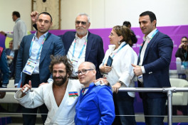 Azerbaijani judoka Hidayat Heydarov becomes double winner of Islamic Games