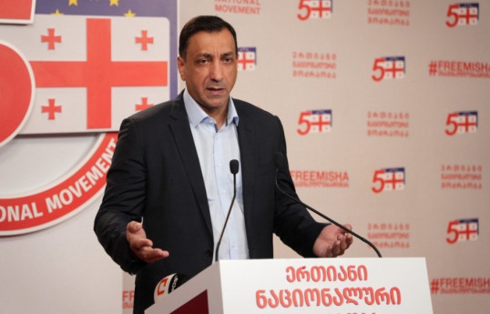 one of the leaders of UNM Levan Bejashvili