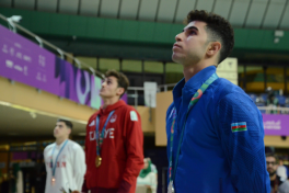 Azerbaijani swimmer claims silver medal at Islamic Solidarity Games