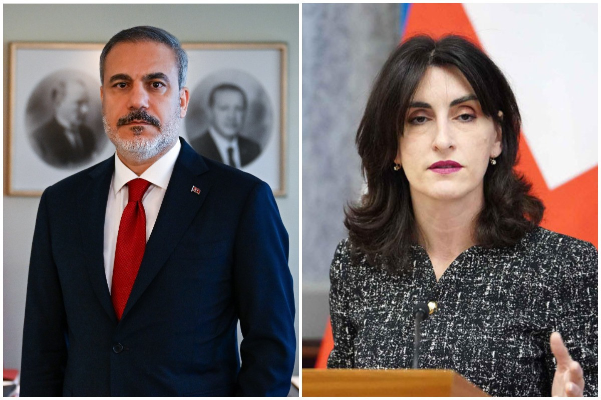 Turkish Minister of Foreign Affairs Hakan Fidan and Georgian Minister of Foreign Affairs Maka Bochorishvili