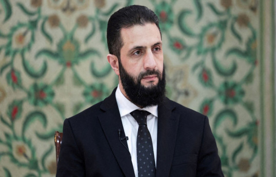 Syrian President Ahmed al-Sharaa