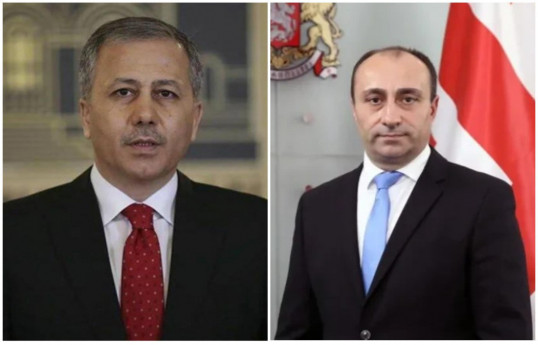 Turkish Interior Minister Ali Yerlikaya and Georgian Interior Minister, Gela Geladze