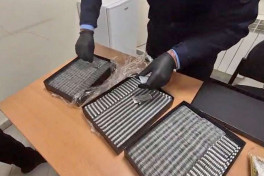 Azerbaijan's Air Transport Head Customs Department discovers drugs hidden in candy boxes-PHOTO 