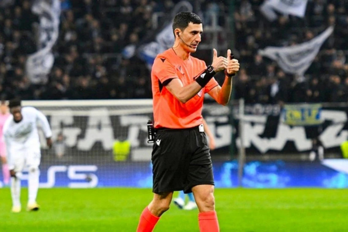 Azerbaijan’s FIFA referee Aliyar Aghayev
