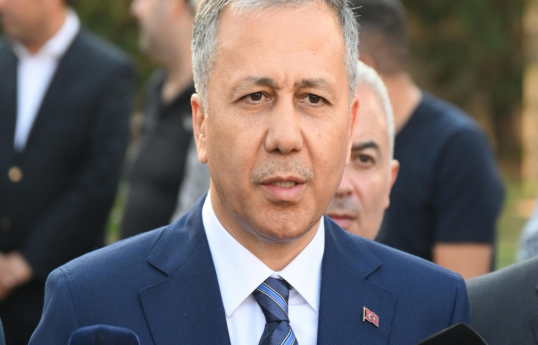 Turkish Interior Minister Ali Yerlikaya arrives in Georgia
