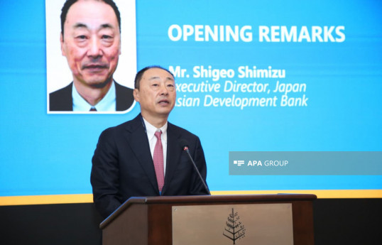 Shigeo Shimizu, Executive Director of the Asian Development Bank (ADB) from Japan