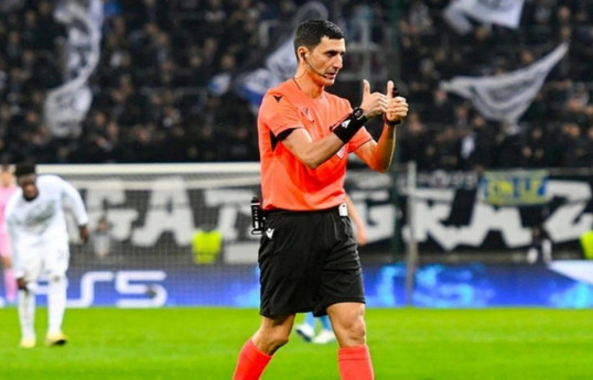 Azerbaijan’s FIFA referee Aliyar Aghayev