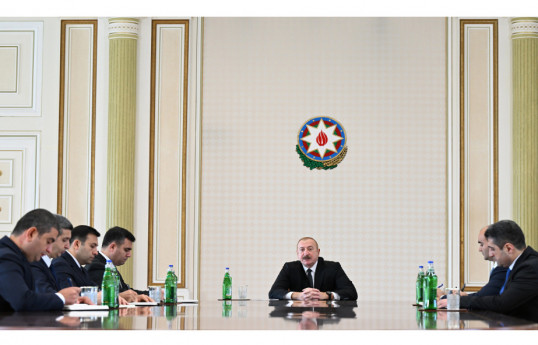 President Ilham Aliyev: The key infrastructure projects in our regions are almost complete