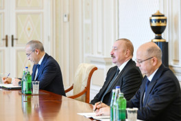 President Ilham Aliyev received delegation of China's China Datang Corporation Ltd.