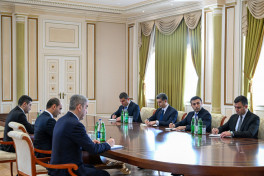 President Ilham Aliyev received newly appointed Presidential Representative in Nakhchivan and heads of several district executive authorities -PHOTO 