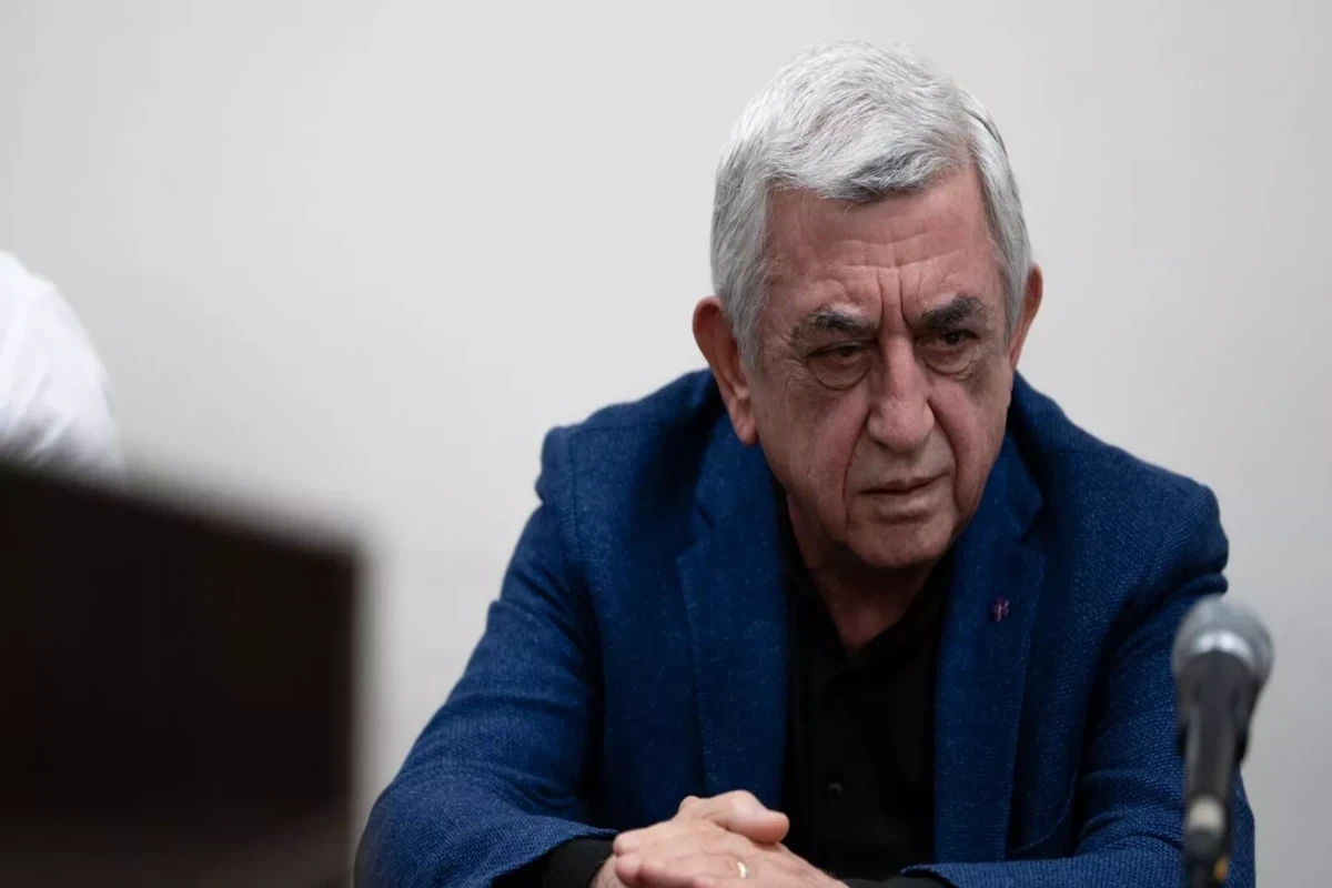 Former Armenian President Serzh Sargsyan