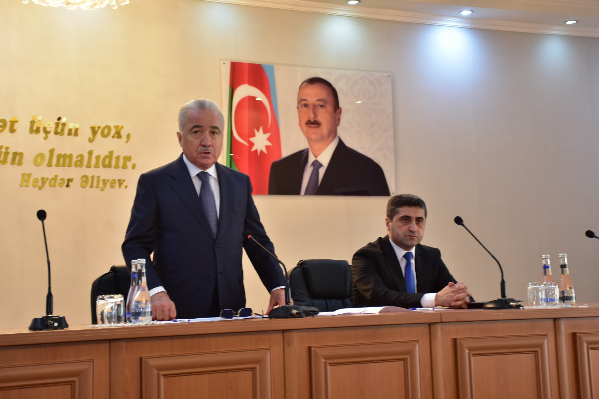 Head of Gakh District Executive Authority introduced to staff