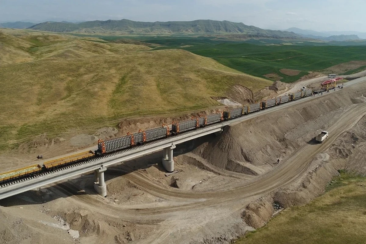 Construction of Horadiz-Aghband railway to Zangezur corridor has been 68% completed-VIDEO 