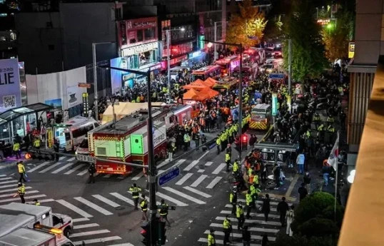 At least 2 killed and dozens injured as truck crashes into busy South Korean market