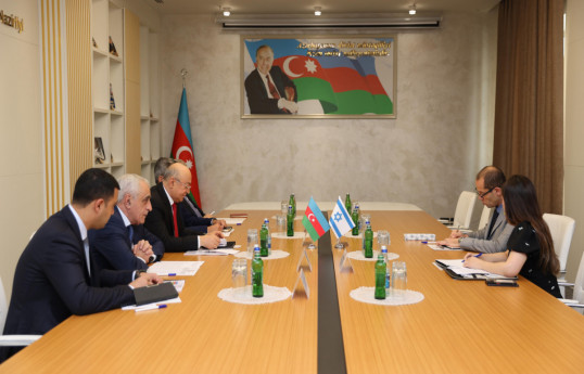 Azerbaijan's Emergency Minister meets with newly appointed Israeli ambassador