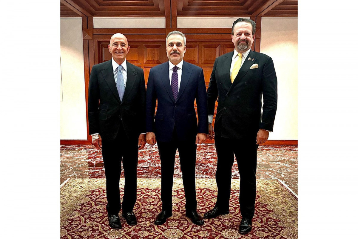 United States Ambassador to Ankara and Special Representative for Syria Tom Barack, Türkiye’s Minister of Foreign Affairs Hakan Fidan, President Donald Trump’s Senior Advisor Dr. Sebastian Gorka
