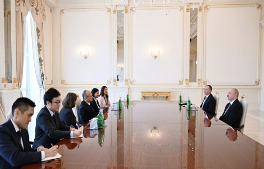 President of the Republic of Azerbaijan Ilham Aliyev received a delegation led by President of the Asian Development Bank