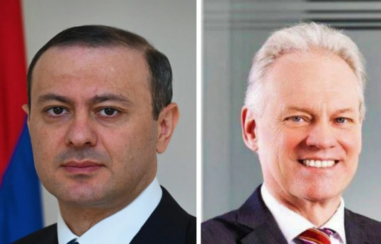 Armenian Security Council Armen Grigoryan, Director General for Neighborhood and Enlargement Negotiations of the European Commission, Gert Jan Koopman