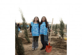Leyla Aliyeva joins environmental campaign in Mingachevir