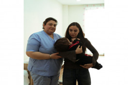Leyla Aliyeva visits family of martyrs and several social facilities in Mingachevir