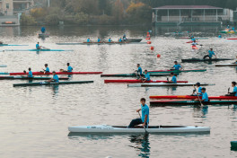 Leyla Aliyeva met with athletes at rowing base in Mingachevir