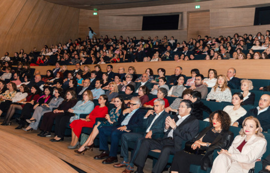 Legendary tenor Plácido Domingo performs at Heydar Aliyev Center