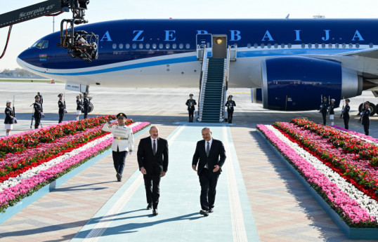 President Ilham Aliyev, Prime Minister of Uzbekistan Abdualla Aripov
