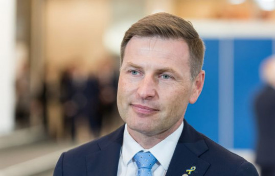 Estonian Defense Minister Hanno Pevkur