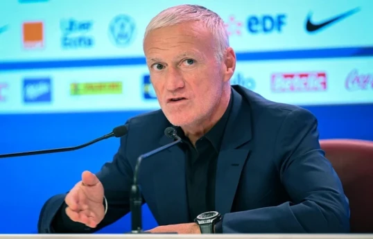 Head coach of the French team, Didier Deschamps