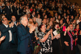 Legendary tenor Plácido Domingo performs at Heydar Aliyev Center