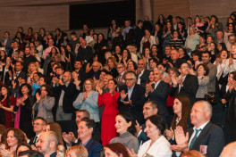 Legendary tenor Plácido Domingo performs at Heydar Aliyev Center