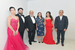 Legendary tenor Plácido Domingo performs at Heydar Aliyev Center