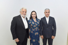 Legendary tenor Plácido Domingo performs at Heydar Aliyev Center