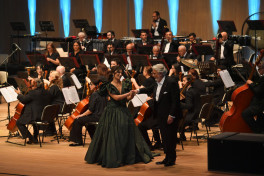 Legendary tenor Plácido Domingo performs at Heydar Aliyev Center