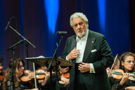 Legendary tenor Plácido Domingo performs at Heydar Aliyev Center