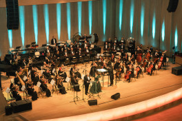 Legendary tenor Plácido Domingo performs at Heydar Aliyev Center
