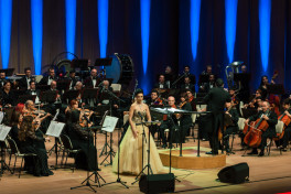 Legendary tenor Plácido Domingo performs at Heydar Aliyev Center