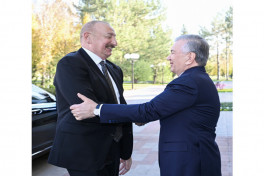 President of Azerbaijan Ilham Aliyev held one-on-one meeting with President of Uzbekistan Shavkat Mirziyoyev in Tashkent-UPDATED 