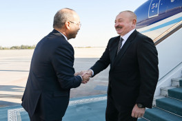 President of Azerbaijan Ilham Aliyev arrived in Uzbekistan