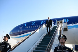 President of Azerbaijan Ilham Aliyev arrived in Uzbekistan