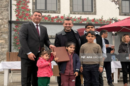 Next relocation convoy arrived villages of Mammadbeyli and Khidirli, keys have been presented-PHOTO -UPDATED-1 