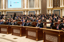 President Ilham Aliyev attended the presentation ceremony of the "Heritage of the Future" International Award in Tashkent