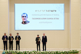 President Ilham Aliyev attended the presentation ceremony of the "Heritage of the Future" International Award in Tashkent