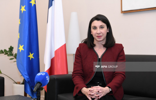 Sophie Lagoutte, the newly appointed Ambassador Extraordinary and Plenipotentiary of the French Republic to Azerbaijan