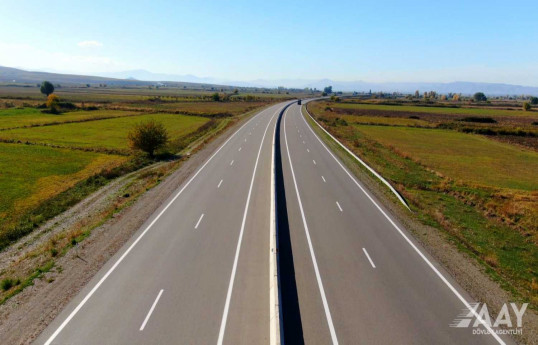 Expansion of 130 km Ganja–Gazakh–Georgia border highway nears completion